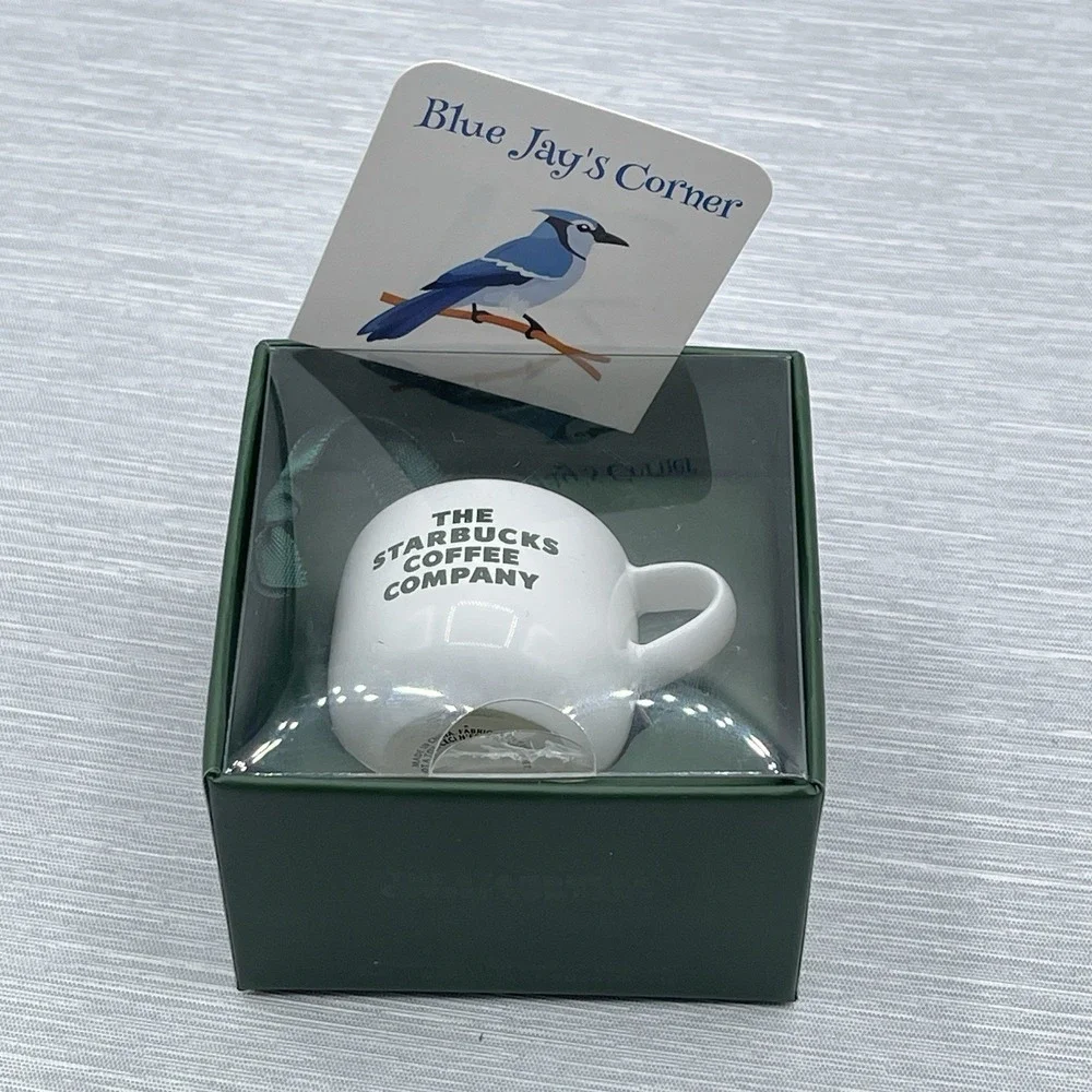 Starbucks Ornament Cup Latte Heart Art Gift Box Valentine Love USA‎ Release